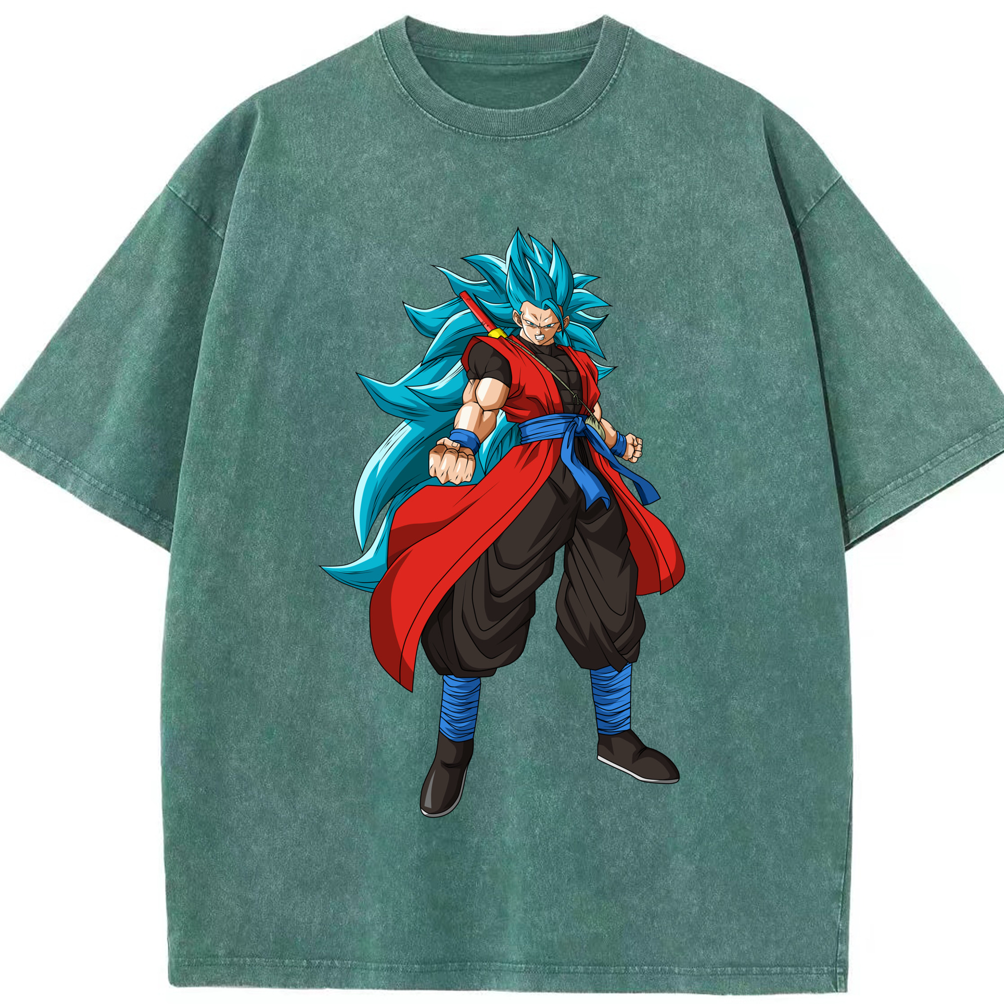 （画像用） ドラゴンボール ベジット DRAGON BALL Vegetto 綿100% ヴィンテージ風 半袖Tシャツ（フロントプリント）